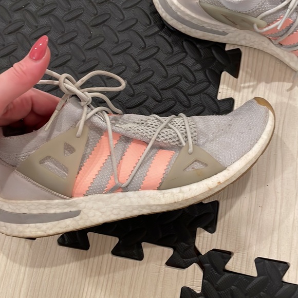 Adidas Women's Arkyn Grey Orange size 11 'Grey Orange - Picture 7 of 11